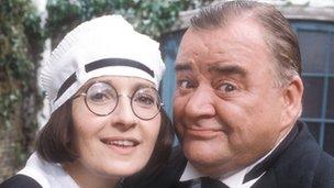 Paul Shane with Su Pollard in You Rang, M'Lord?