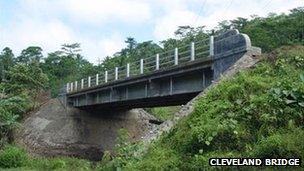 Bridge crossing in the Philippines completed by Cleveland Bridge