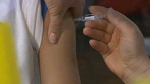 Vaccination in Swansea