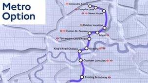 Two potential routes for Crossrail 2 have been put out for consultation