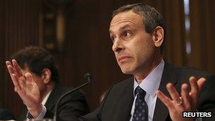 Douglas Shulman testifies before Congress in Washington DC 21 may 2013