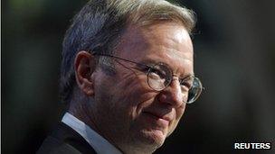 Google chairman Eric Schmidt