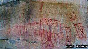 Mexico cave painting