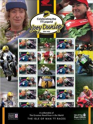 Joey Dunlop Stamps