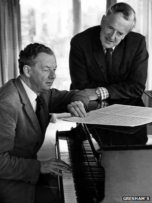 Benjamin Britten and Peter Pears