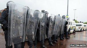 Riot police