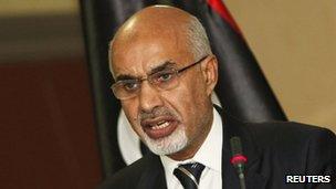 Head of the national Libyan assembly Magarief