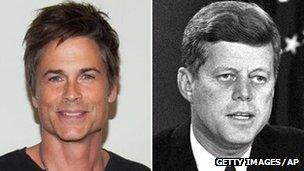 Rob Lowe and John F Kennedy