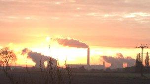 Drax power station in Yorkshire