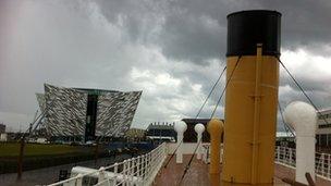 Nomadic and Titanic Belfast