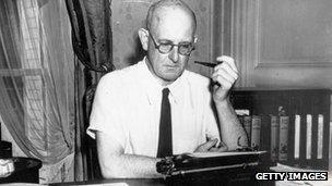 PG Wodehouse in 1945