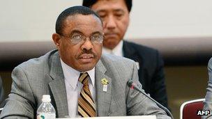 Ethiopia's Prime Minister Hailemariam Desalegn in Tokyo (2 June 2013)