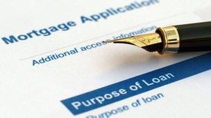 Mortgage application form