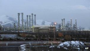 Iran's heavy-water nuclear facility near the central city of Arak (January 2011)