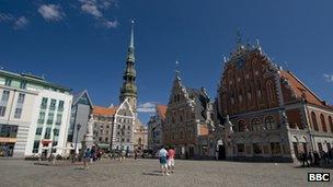 Riga old town, Latvia