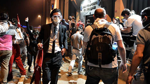 Protests in Taksim Square, Istanbul,