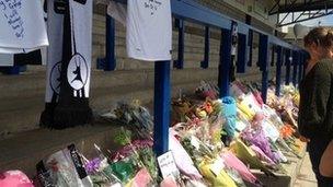 Flowers at AFC Telford United