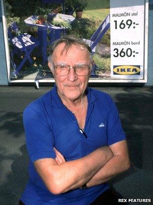 Ingvar Kamprad, founder of IKEA