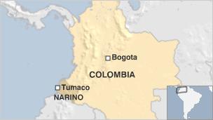 Map of Colombia
