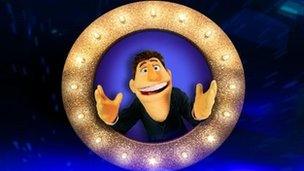 Dougie Colon, host of That Puppet Game Show