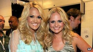 Carrie Underwood and Miranda Lambert