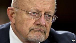 Director of US National Intelligence James Clapper (April 2013)