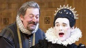 Stephen Fry and Mark Rylance in Twelfth Night