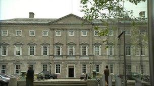 Leinster House in Dublin