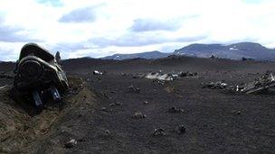 The Concrete Canvas material was used on the set of the film Prometheus