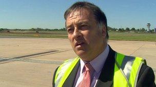 John Morris, public affairs director at Birmingham Airport