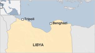 Map of Libya