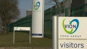 Vion Food Group sign