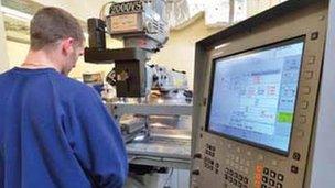 Prison in work shed at HMP Shotts