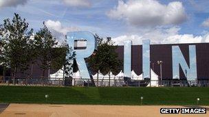 The Copper Box Arena at the Olympic Park