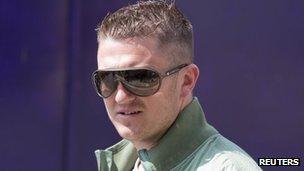 EDL leader Tommy Robinson