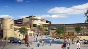 Artist's impression of new cinema - image courtesy Ashfield Land