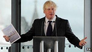 London Mayor Boris Johnson