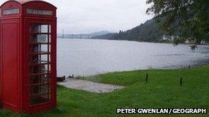 Phone box at Kilmuir