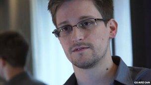 Edward Snowden (picture courtesy of the Guardian)