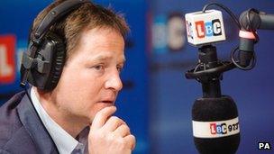 Nick Clegg on LBC