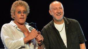 Townshend and Daltrey