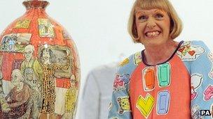 Grayson Perry who received a CBE