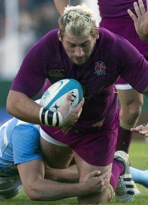 Joe Marler on the charge