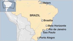 Map of Brazil