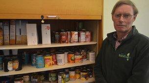 James Milton, who works at a food back in Moreton-in-Marsh