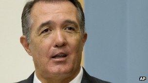 Representative Trent Franks on Capitol Hill in Washington on 18 June 2013