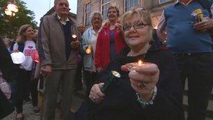 Stafford Hospital candlelit vigil