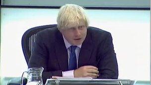 Mayor of London Boris Johnson