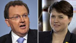 David Mundell and Ruth Davidson