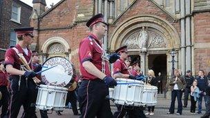 The Parades Commission placed restrictions on the 25 August march following events on 12 July last year